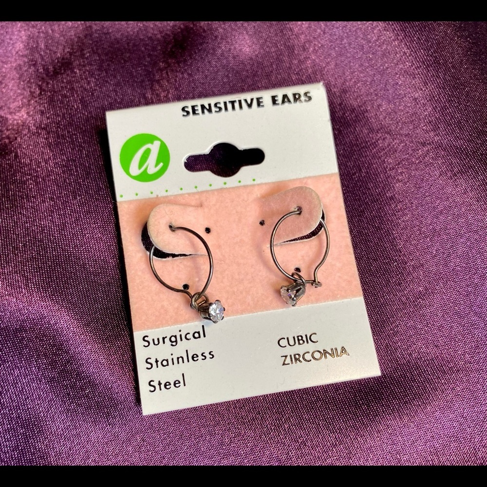 🌟Stainless Steel Small CZ Earrings🌟